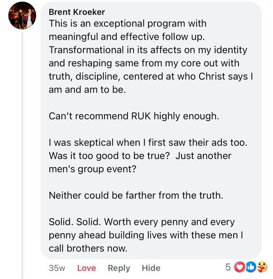 Facebook review from Brent Kroeker